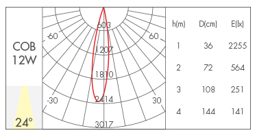 反光杯款24°