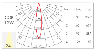 反光杯款24°